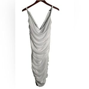 Rebdolls  White Bodycon Dress Women’s Size 2x  (18-20) Mesh strerchy